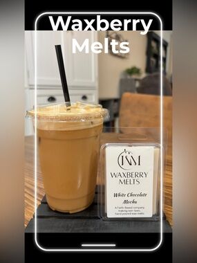 Hand Crafted White Chocolate Mocha Scented Wax Melts